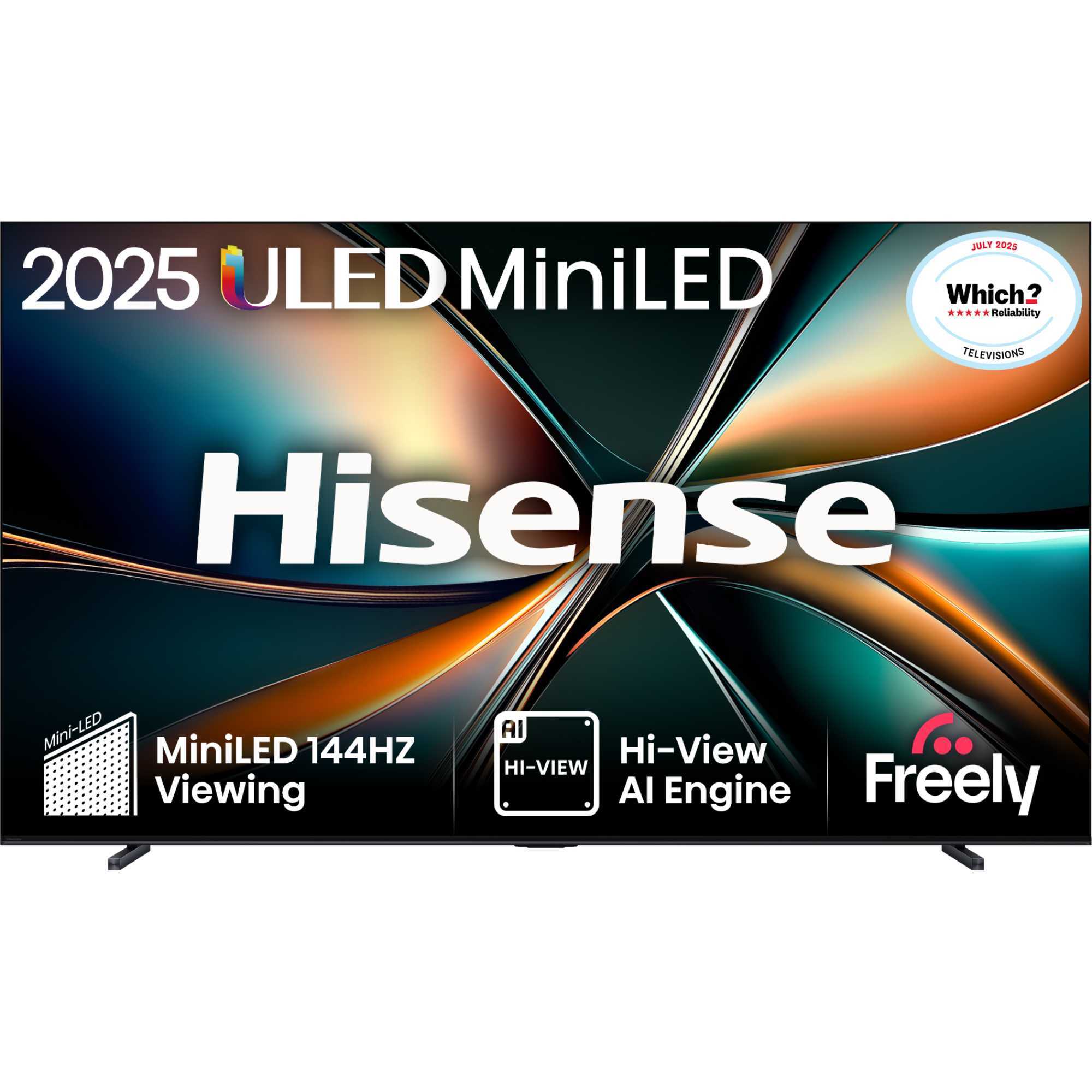 U7QTUK 85" 4K Ultra HD MiniLED 144Hz Freely Smart TV - 85U7QTUK